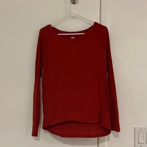Red Pocket Shirt